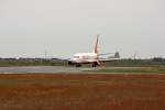 Am 6. Juni 2010 traf die D-ABBK auf dem Flughafen der Insel Sylt ein.