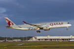 Qatar Airways, A7-ALM, Airbus A350-941, msn: 042, 13.Juli 2023, MXP Milano Malpensa, Italy.