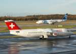Swiss European Air Lines, HB-IXP, BAe 146-300 / Avro RJ-100 (Chestenberg-647m), 2009.11.14, DUS, Dsseldorf, Germany