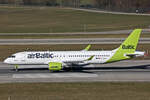 Air Baltic, YL-AAX, Airbus A220-371, msn: 55094, 21.Februar 2025, ZRH Zrich, Switzerland.