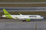 Air Baltic, YL-ABC, Airbus A220-371, msn: 55127, 21.Februar 2025, ZRH Zrich, Switzerland.