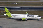 Air Baltic, YL-ABF, Airbus A220-371, msn: 55133, 21.Februar 2025, ZRH Zürich, Switzerland.