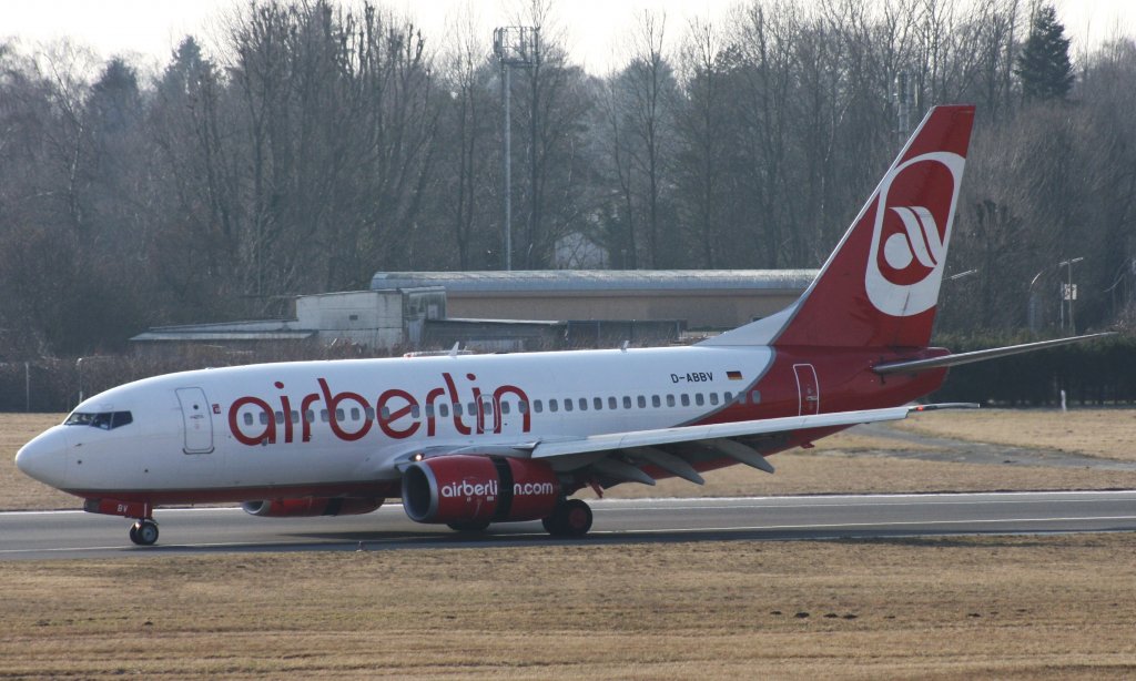 Air Berlin,D-ABBV,(c/n 30629),Boeing 737-7Q8,06.03.2012,HAM-EDDH,Hamburg,Germany