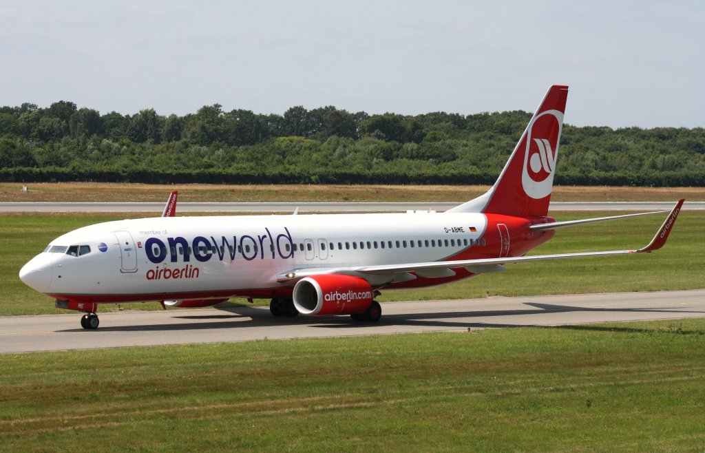 Air Berlin,D-ABME,(c/n37766),Boeing 737-86J(WL),12.07.2013,HAM-EDDH,Hamburg,Germany(Bemalung:ONE WOLD)