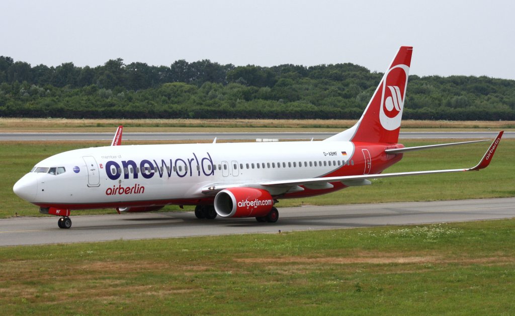 Air Berlin,D-ABMF,(c/n37767),Boeing 737-86J(WL),26.07.2013,HAM-EDDH,Hamburg,Germany(Bemalung:ONE WOLD)