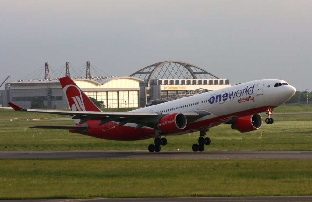 Air Berlin,D-ABXA,(c/n288),Airbus A330-223,30.05.2013,HAM-EDDH,Hamburg,Germany(Bemalung:ONE WORD)