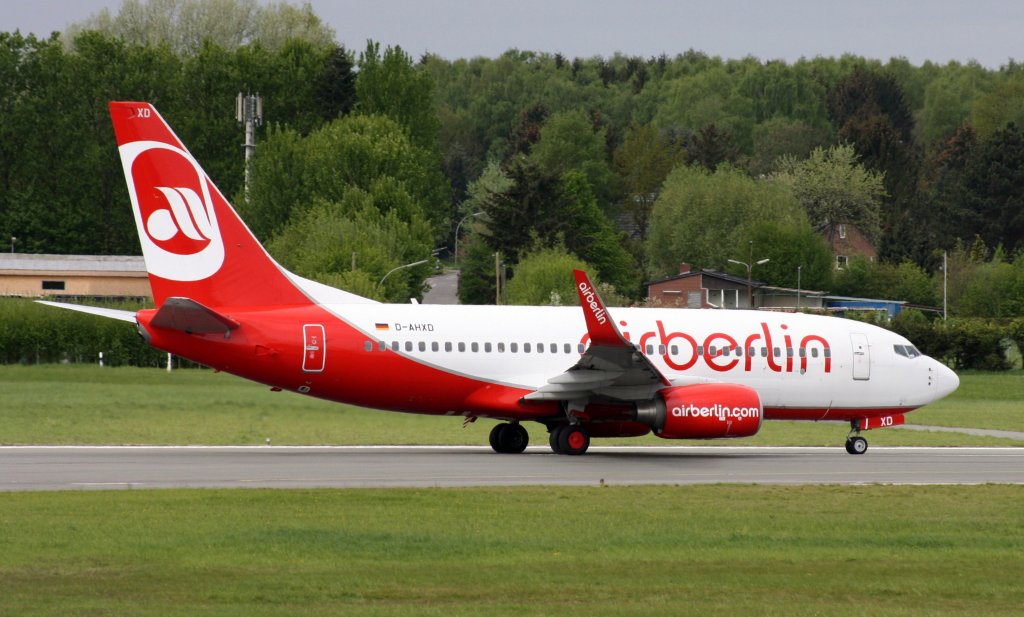 Air Berlin,D-AHXD,(c/n30726),Boeing 737-7K5(WL),06.05.2012,HAM-EDDH,Hamburg,Germany