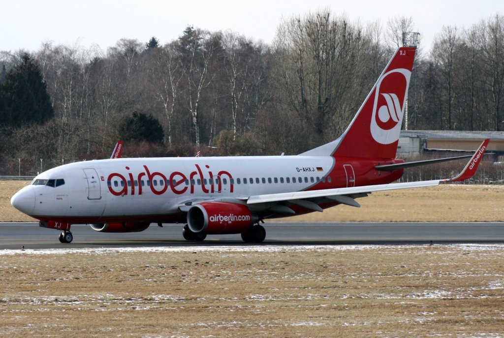 Air Berlin,D-AHXJ,(c/n 35277),Boeing 737-7K5(WL),10.02.2012,HAM-EDDH,Hamburg,Germany