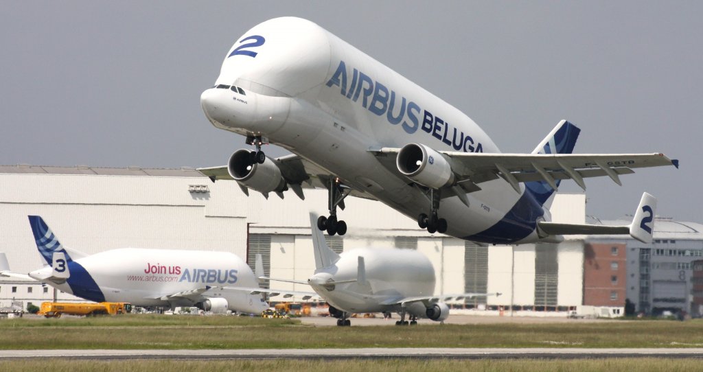 Airbus Transport International,F-GSTB,(c/n751),Airbus A300B4-608ST,11.06.2013,XFW-EDHI,Hamburg-Finkenwerder,Germany