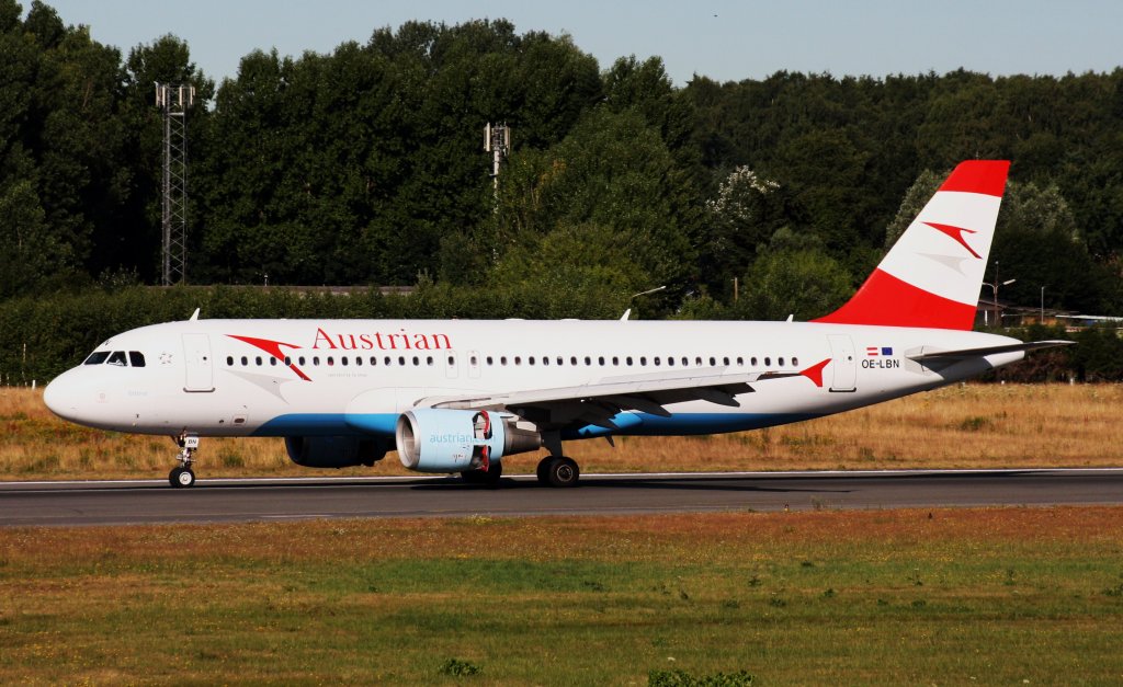 Austrian Airlines,OE-LBN,(c/n768),Airbus A320-214,21.07.2013,HAM-EDDH,Hamburg,Germany