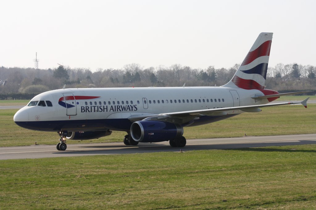 British Airways,G-EUPH,(c/n 1225),Airbus A319-131,28.03.2012,HAM-EDDH,Hamburg,Germany