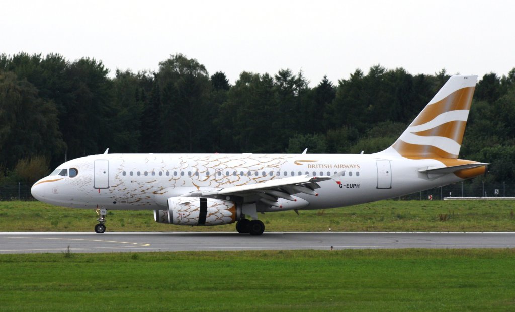 British Airways,G-EUPH,(c/n1225),Airbus A319-131,21.09.2012,HAM-EDDH,Hamburg,Germany