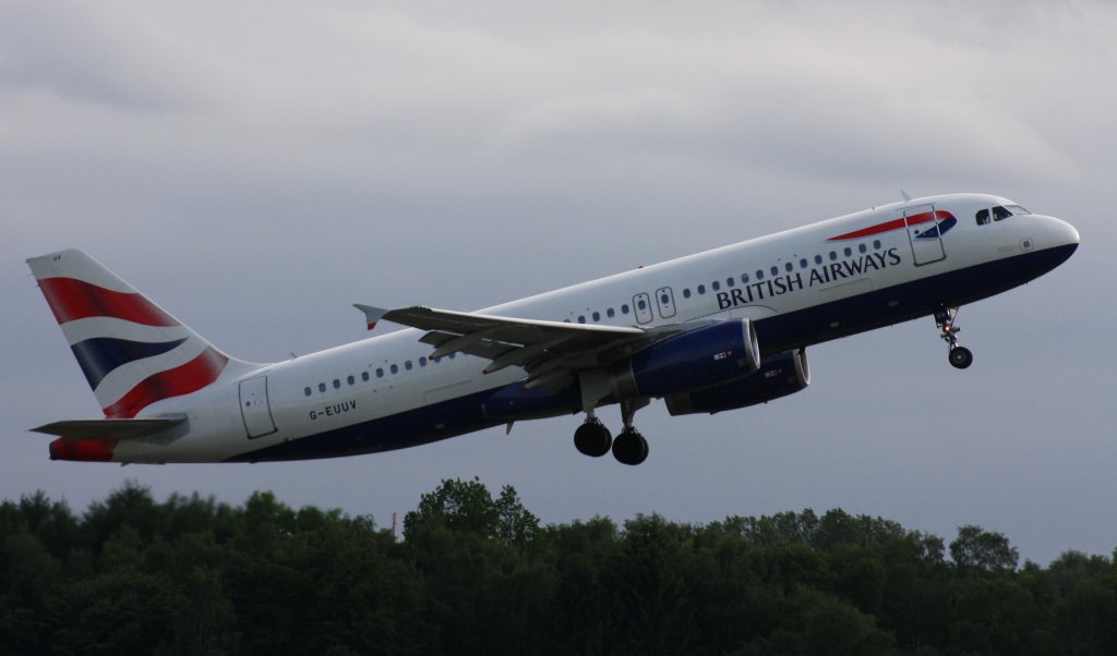 British Airways,G-EUUV,(c/n3468),Airbus A320-232,30.05.2012,HAM-EDDH,Hamburg,Germany