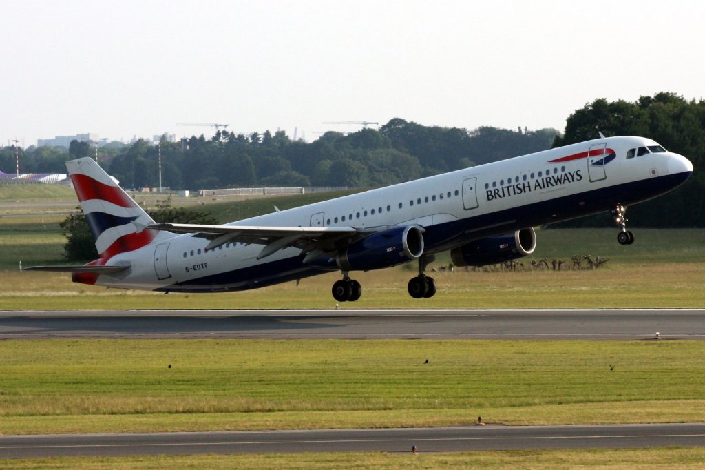 British Airways,G-EUXF,Airbus A321-231,02.06.2011,HAM-EDDH,Hamburg,Germany