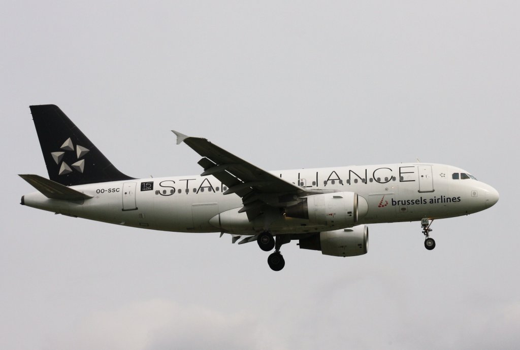 Brussels Airlines,OO-SSC,(c/n1086),Airbus A319-112,24.05.2013,HAM-EDDH,Hamburg,Germany(Bemalung:STAR ALLIANCE)