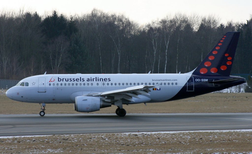 Brussels Airlines,OO-SSM,(c/n 1388),Airbus A319-112,10.02.2012,HAM-EDDH,Hamburg,Germany