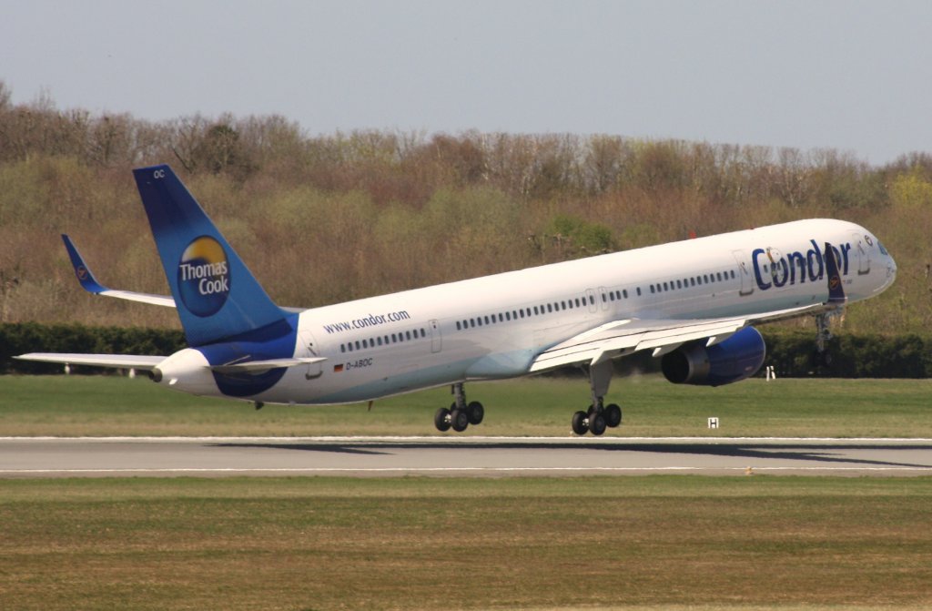 Condor,D-ABOC,Boeing 757-330(WL),09.04.2011,HAM-EDDH,Hamburg,Germany