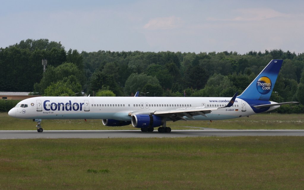 Condor,D-ABOF,(c/n29013),Boeing 757-330,10.06.2012,HAM-EDDH,Hamburg,Germany