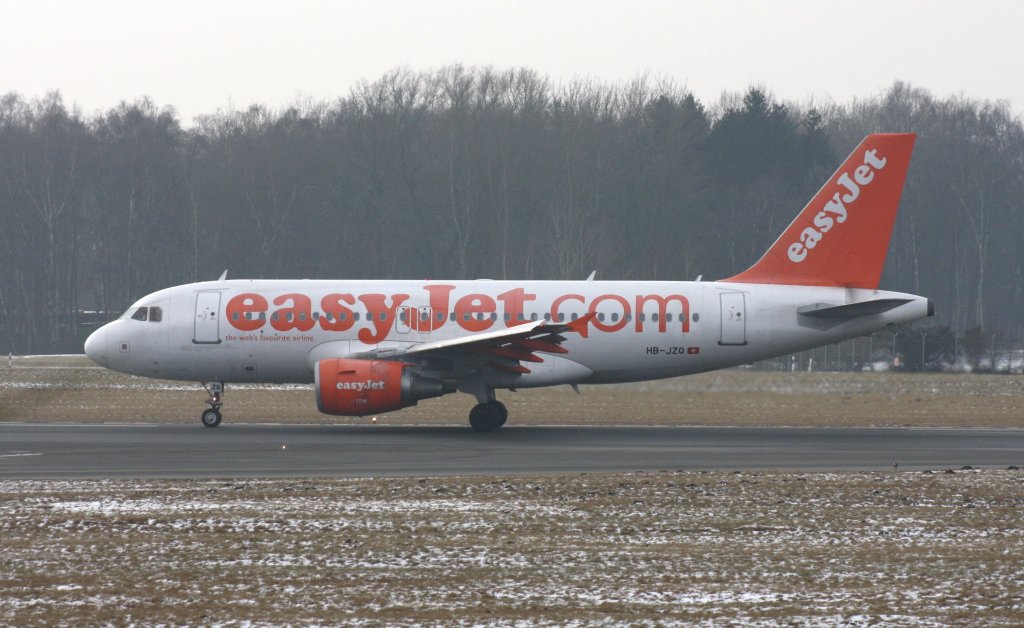 EasyJet Switzerland,HB-JZQ,(c/n2450),Airbus A319-111,26.01.2013,HAM-EDDH,Hamburg,Germany