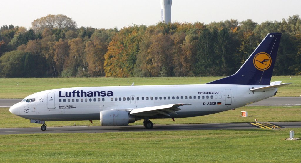 Lufthansa,D-ABXU,(c/n24282),Boeing 737-330,20.10.2012,HAM-EDDH,Hamburg,Germany