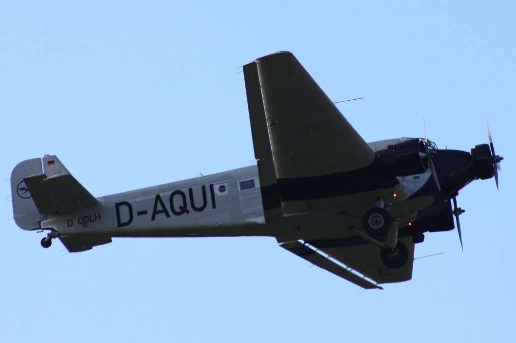 Lufthansa,D-AQUI,Junkers JU-52,27.10.2012,HAM-EDDH,Hamburg,Germany