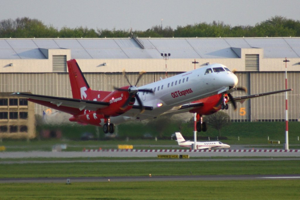 OLT Express,D-AOLB,(c/n005),Saab 2000,01.05.2012,HAM-EDDH,Hamburg,Germany