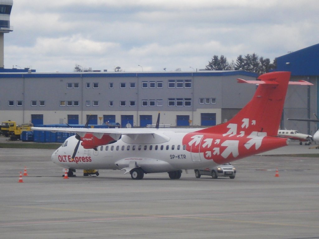 OLT Express,SP-KTR,(c/n 092),ATR 42-300,13.04.2012,GDN-EPGD,Gdansk,Polen