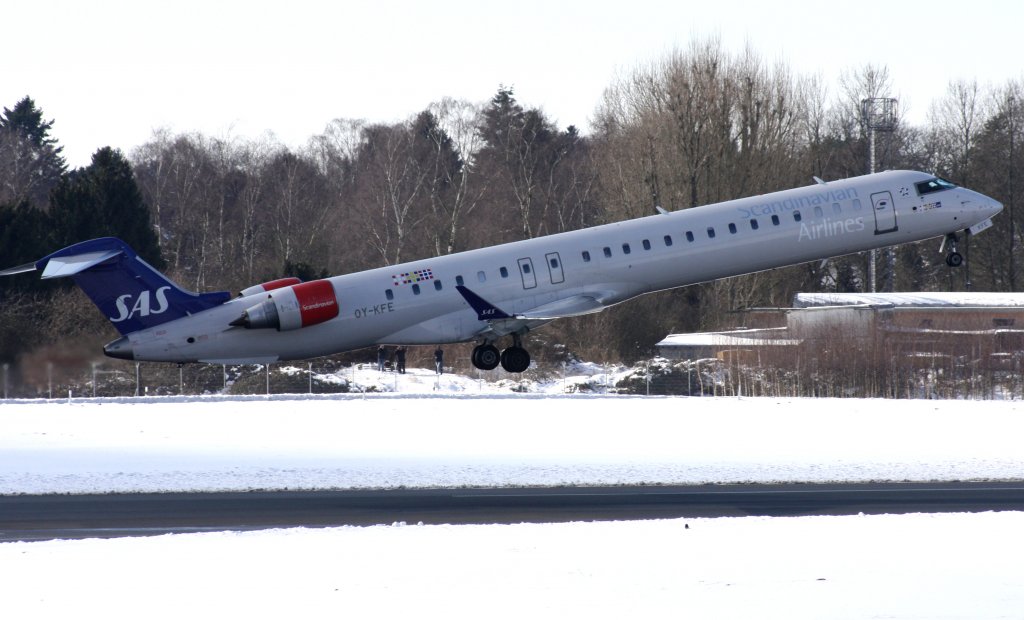 SAS,OY-KFE,(c/n15224),Canadair Regional Jet CRJ-900ER,12.03.2013,HAM-EDDH,Hamburg,Germany