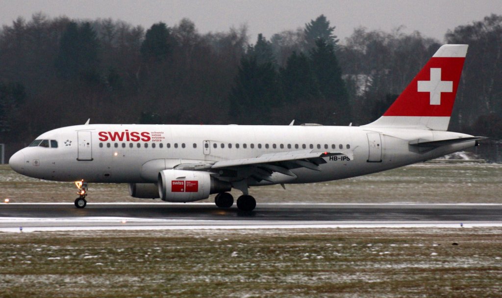 Swiss,HB-IPS,(c/n734),Airbus A319-112,22.12.2012,HAM-EDDH,Hamburg,Germany