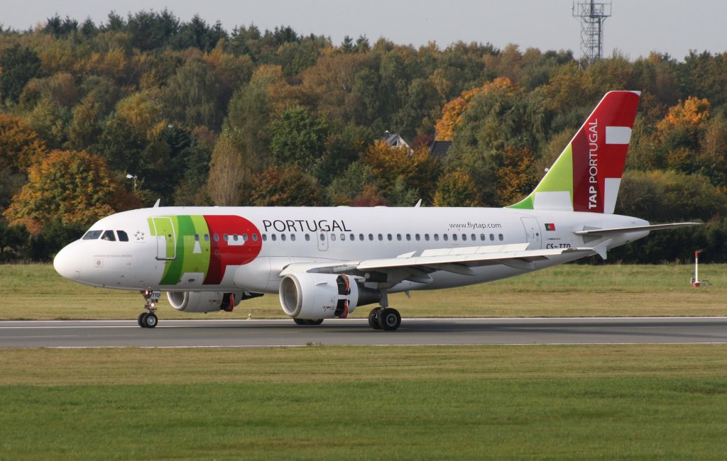 TAP Portugal,CS-TTD,(c/n790),Airbus A319-111,20.10.2012,HAM-EDDH,Hamburg,Germany