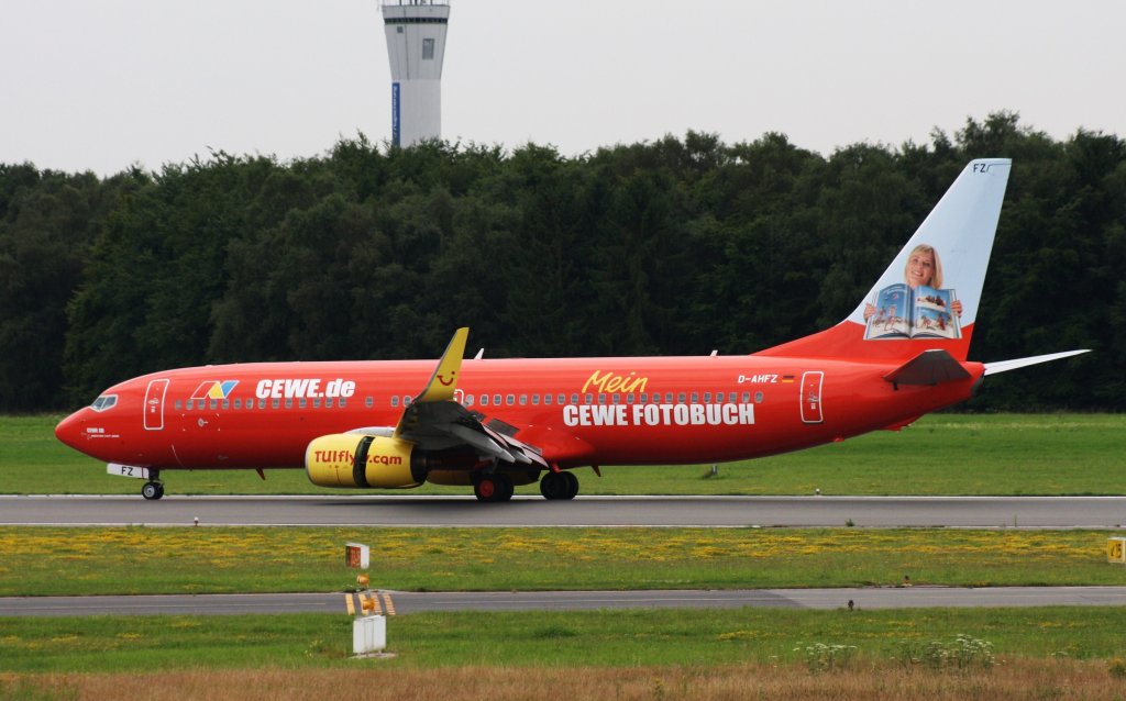 TUIfly,D-AHFZ,(c/n30883),Boeing 737-8K5(WL),05.08.2012,HAM-EDDH,Hamburg,Germany(Bemalung-CEWE.de)