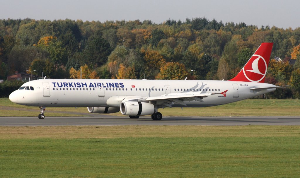 Turkish Airlines,TC-JRV,(c/n5077),Airbus A321-231,20.10.2012,HAM-EDDH,Hamburg,Germany