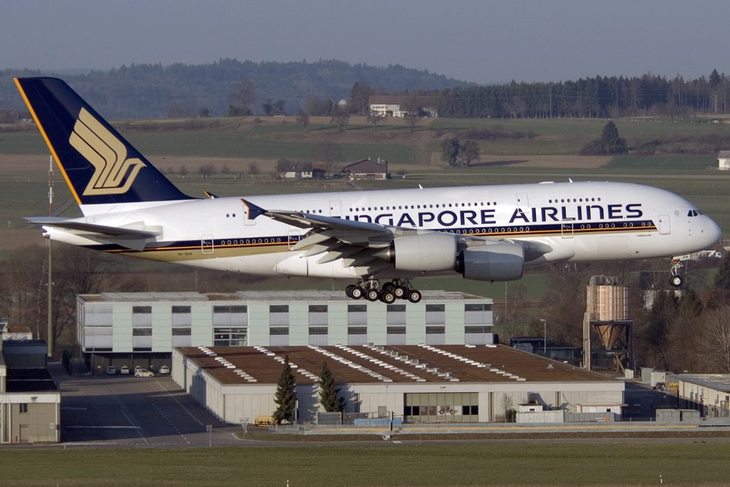 9V-SKN Airbus A380-841 17.03.2012