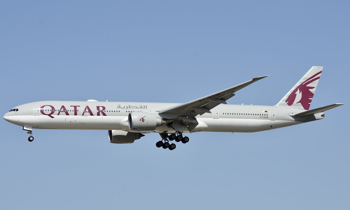 A7-BAM / Qatar Airways / 777-3 / 11.09.2020 / EDDF / FRA 