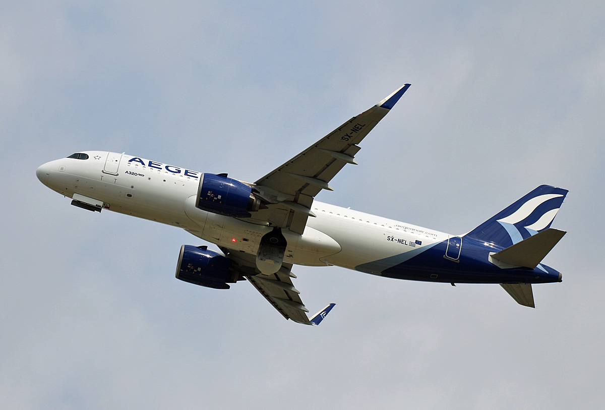 Aegean, Airbus A 320-271N. SX-NEL, BER, 27.05.2024