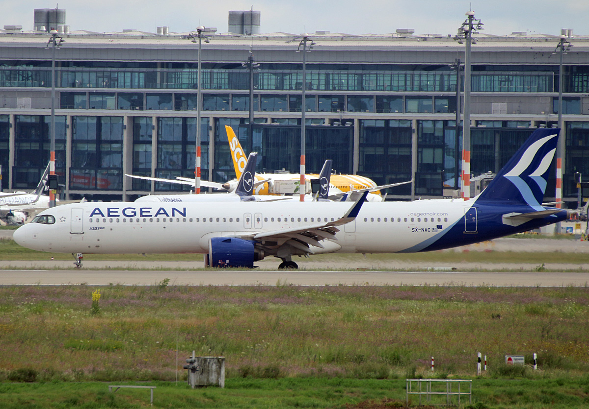 Aegean, Airbus A 321-271NX, SX-NAC, BER, 13.07.2024