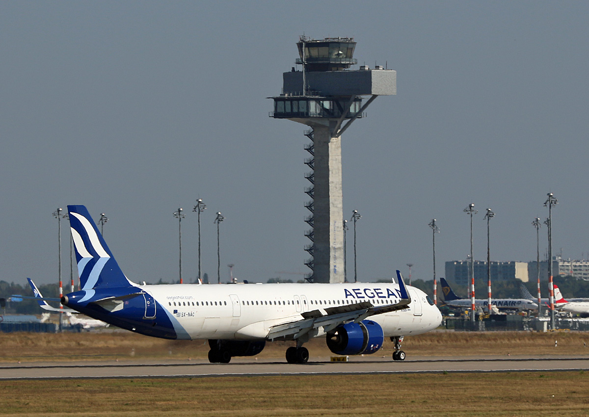 Aegean, Airbus A 321-271NX, SX-NAC, BER, 08.09.2024