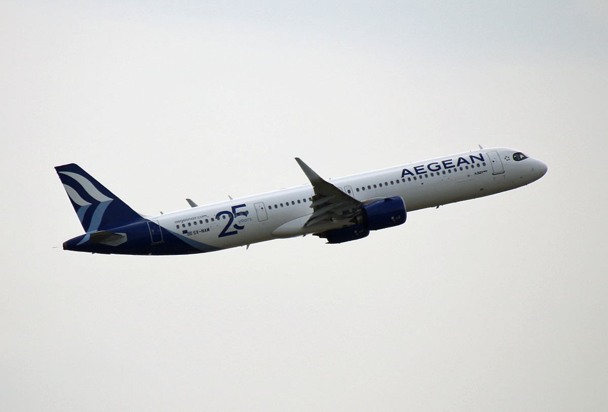 Aegean, Airbus A 321-271NX, SX-NAM, BER, 27.05.2024