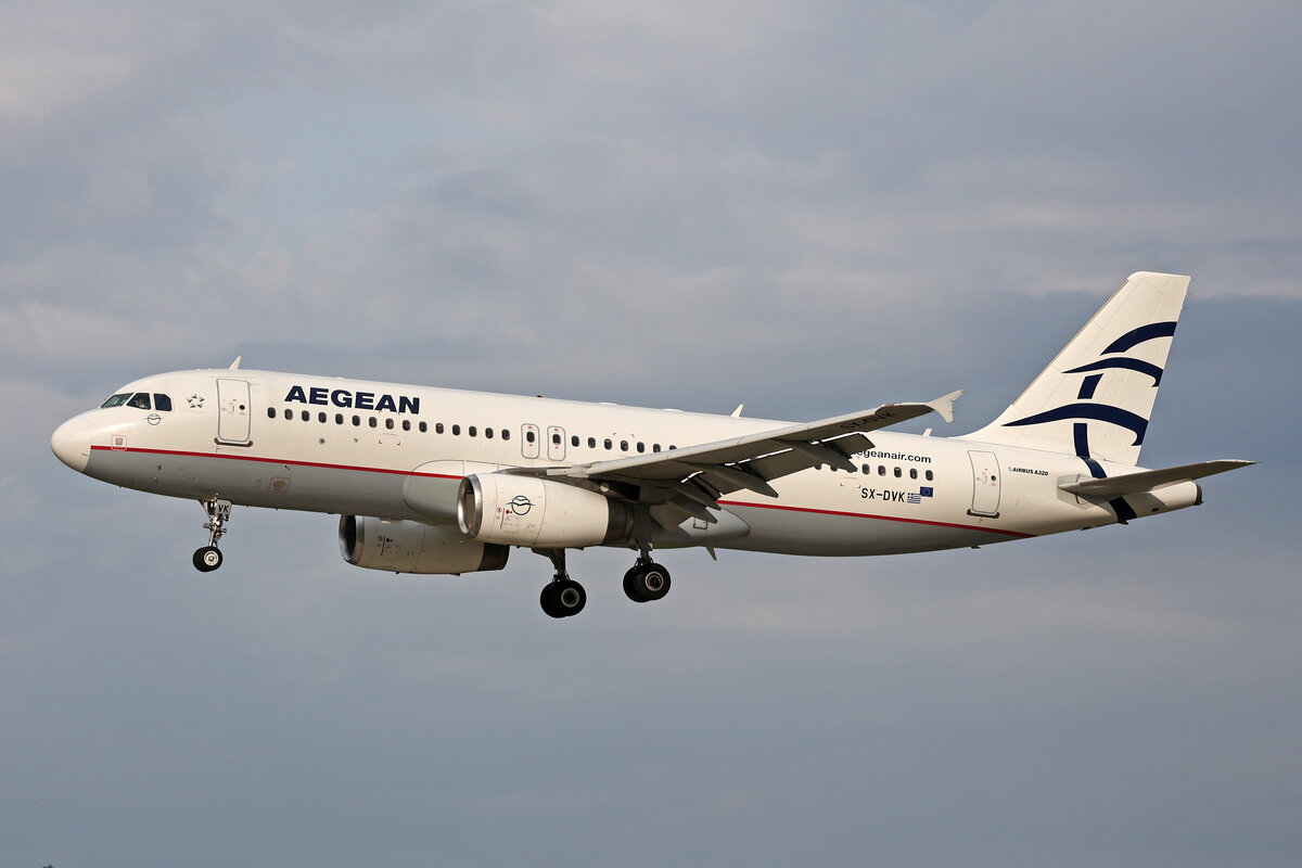 Aegean Airlines, SX-DVK, Airbus A320-232, msn: 3392, 07.Juni 2024, ZRH Zürich, Switzerland.