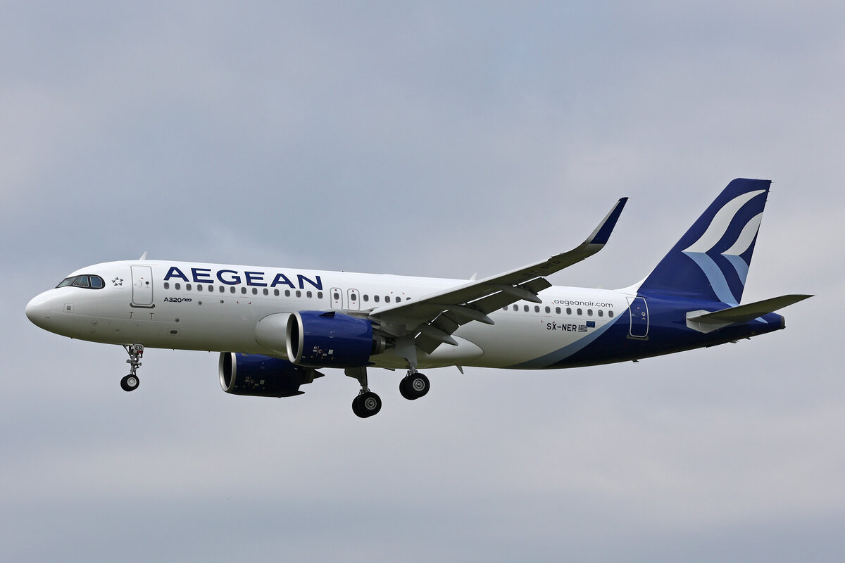 Aegean Airlines, SX-NER, Airbus A320-271N, msn: 12079, 07.Juni 2024, ZRH Zürich, Switzerland.