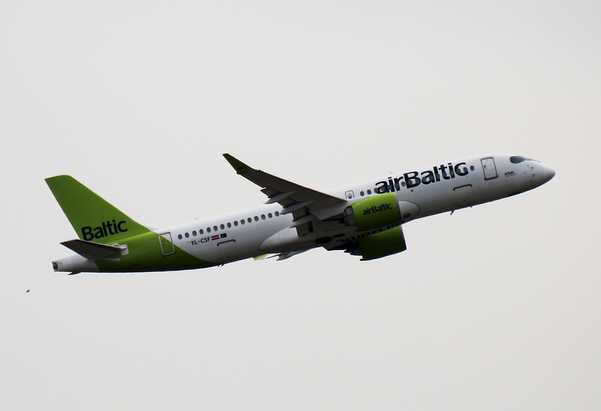 Air Baltic, Airbus A 220-300, YL-CSF, BER, 27.05.2024