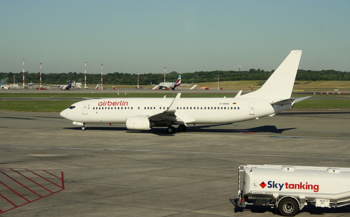 Air Berlin,D-ABAG,(c/n 30879),Boeing 737-86J(WL),02.07.2015,HAM-EDDH,Hamburg,Germany