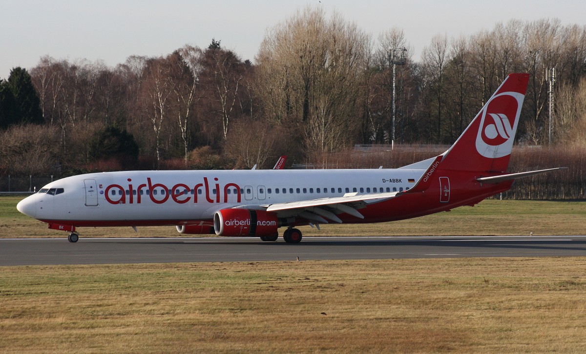 Air Berlin,D-ABBK,(c/n33013),Boeing 737-8BK(WL),31.12.2013,HAM-EDDH,Hamburg,Germany