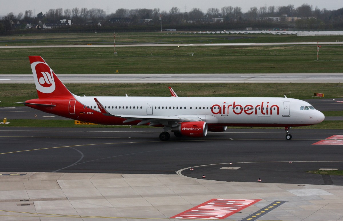 Air Berlin,D-ABCM,(c/n 6432),Airbus A321-211(SL),11.04.2015,DUS-EDDL,Düsseldorf,Germany