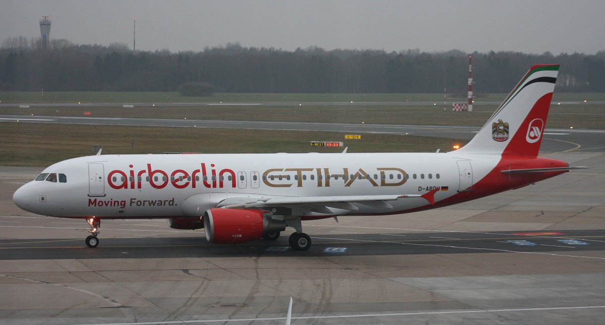 Air Berlin,D-ABDU,(c/n3516),Airbus A320-214,19.01.2014,HAM-EDDH,Hamburg,Germany(cs.Air Berlin/Etihad)