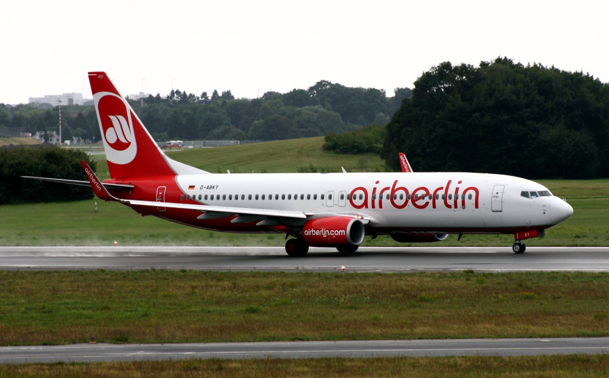 Air Berlin,D-ABKY,(c/n36886),Boeing 737-86J(WL),31.08.2013,HAM-EDDH,Hamburg,Germany