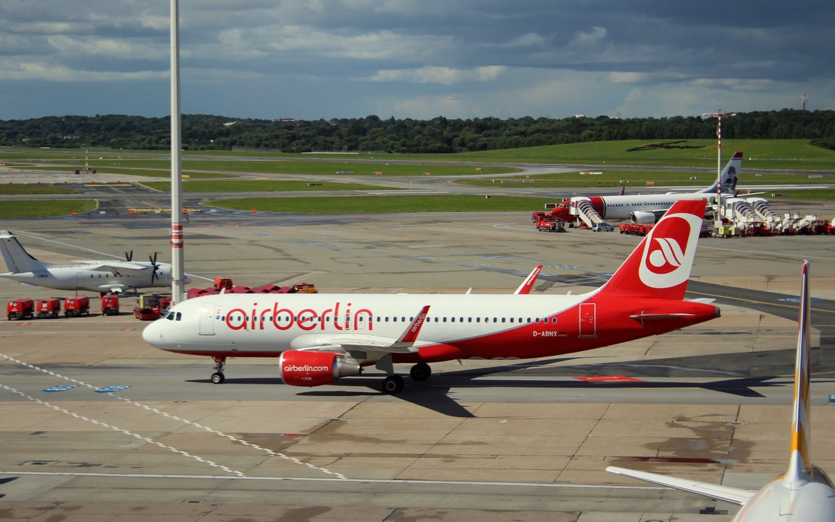 Air Berlin,D-ABNX,(c/n 6927),Airbus A320-214(SL),10.08.2016,HAM-EDDH,Hamburg,Germany