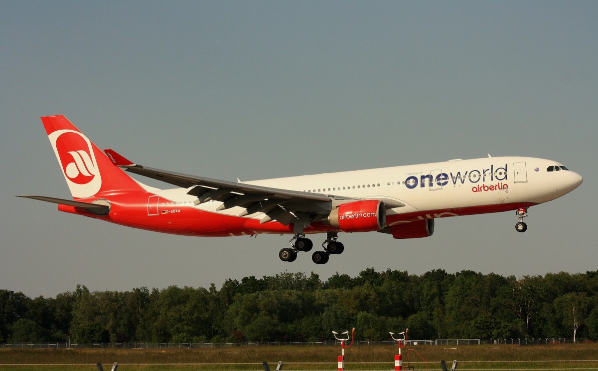 Air Berlin,D-ABXA,(c/n 288),Airbus A330-223,12.06.2015,HAM-EDDH,Hamburg,Germany