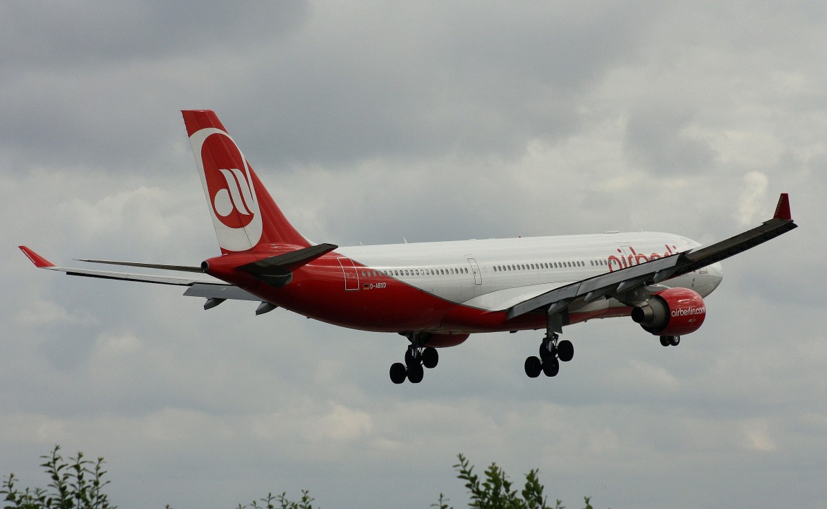 Air Berlin,D-ABXD,(c/n 822),Airbus A330-223,23.06.2015,HAM-EDDH,Hamburg,Germany