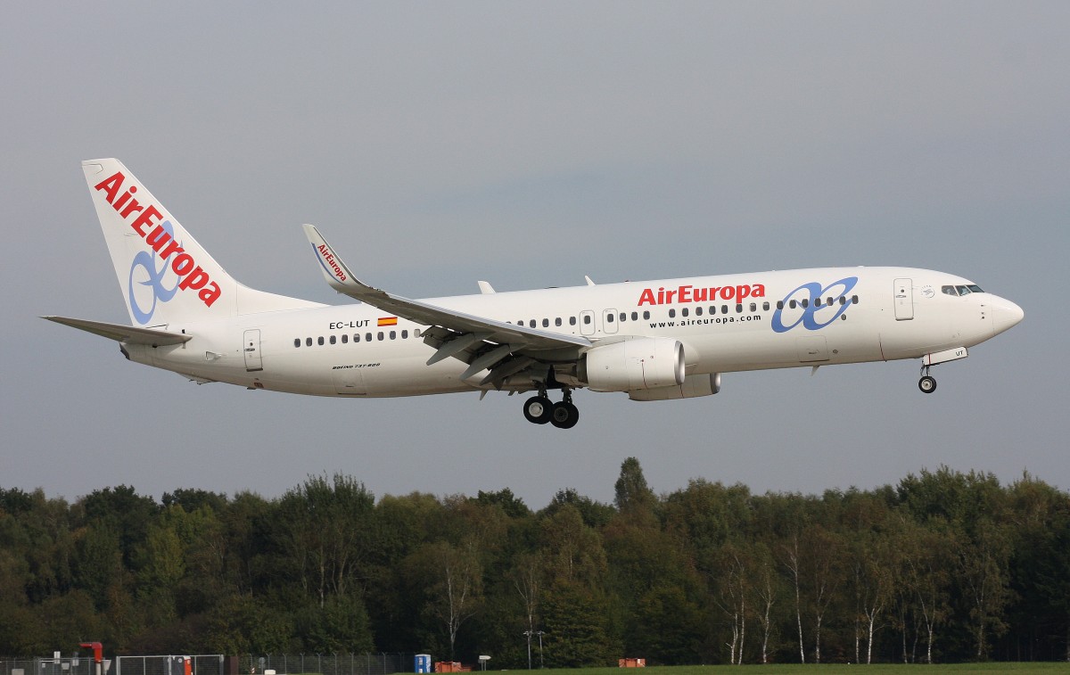 Air Europa,EC-LUT,(c/n 36592),Boeing 737-85P(WL),05.10.2014,HAM-EDDH,Hamburg,Germany